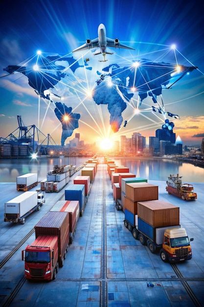 PSCM logistics route network